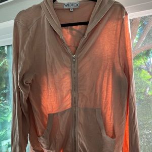 Wildfox graphic zip up